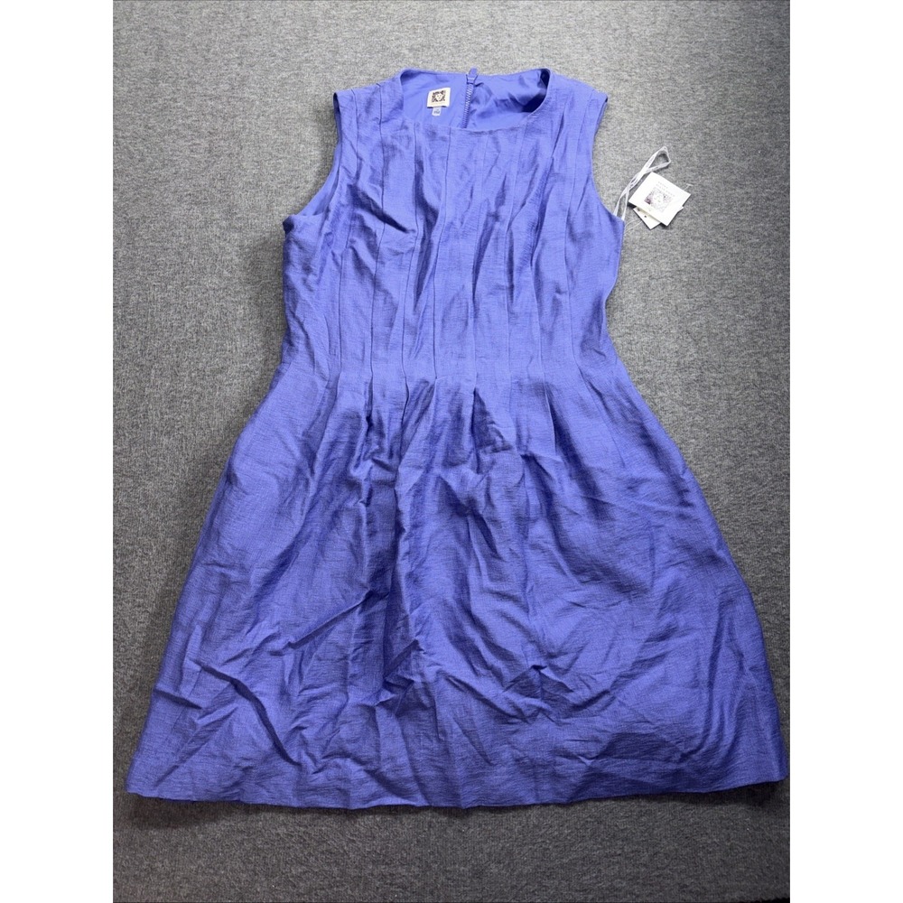 Anne Klein Women's Dress Chicory Purple Size 14 Sleeveless NWT Lined Retail $139